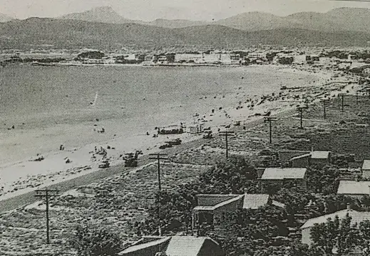 El Arenal Beach, Mallorca, in an Earlier Era