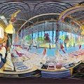 360 panorama of a art shop