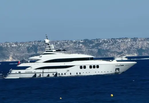 Motor Yacht off Cala Major